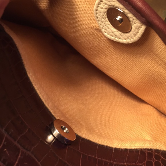 🆓 Bag ❤️Brighton Melanie Brown & Crème Shoulder/Tote Bag - Picture 4 of 11